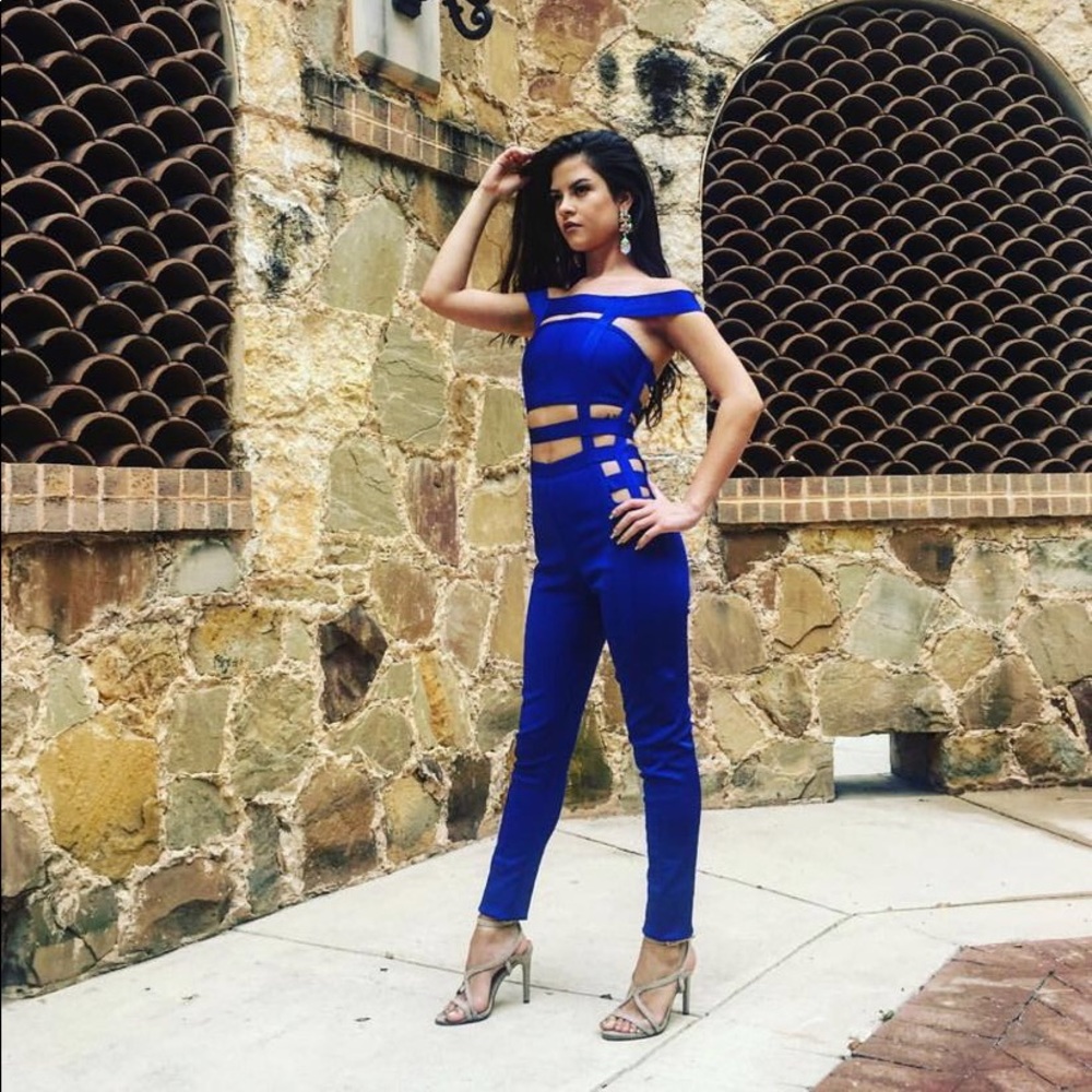 Stunning blue jumpsuit